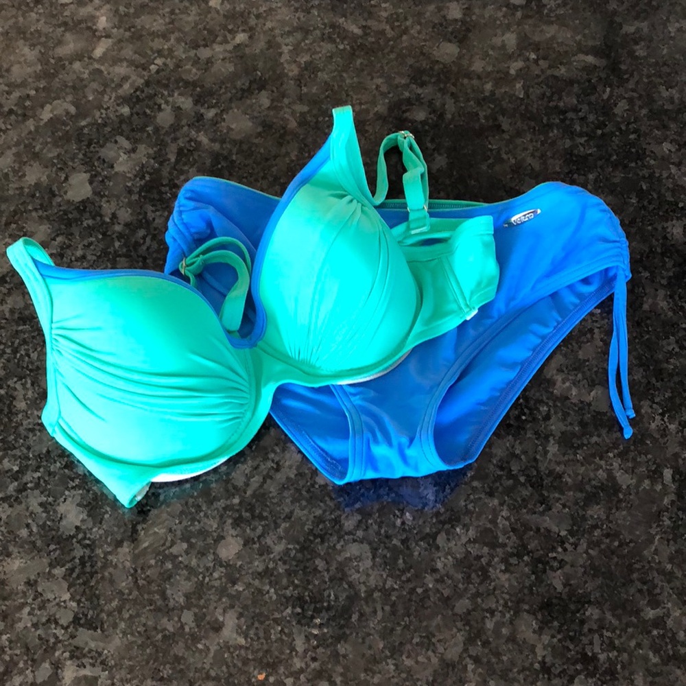 Teal bikini